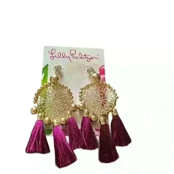 Lilly Pulitzer Jewelry - Lily Pulitzer Sea Dreamer Earrings Amarena Cherry